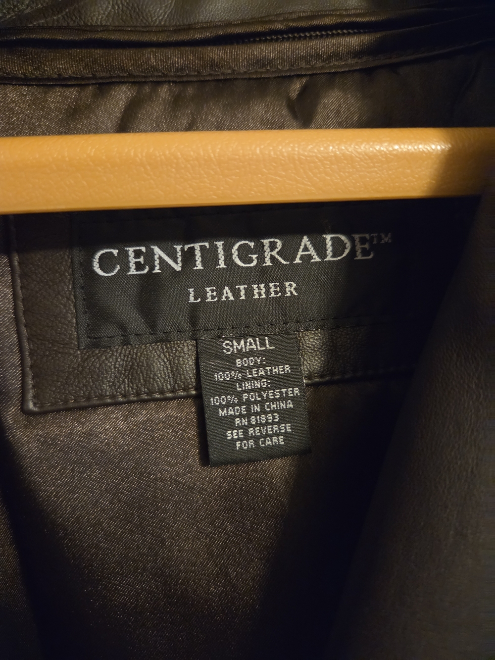 Long Black Leather Button-Front Coat - Picture 3 of 12